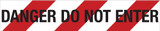 Order In - PROSAFE Barrier Tape - Danger Do Not Enter - 75mm x 50m