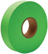 Order In - PROSAFE Flagging Tape - Fluorescent Lime - 25mm x 100m