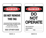 Order In - PROSAFE Tag - Danger - Do Not Operate - Cardstock - 100mm x 150mm - Pack of 100