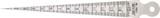 Order In - Toledo 700A Taper Gauge with Hanger Hole - Stainless Steel - Satin Chrome - 0.1 to 15 mm