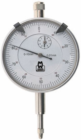 Order In - Dial Indicator - Analogue - 58 mm - 0 to 30 mm - 0.01 mm - 400 Series - MW-400-08 - Moore & Wright