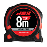 Order In - JBS Measuring Tape - Metric & Imperial - Magnetic - 8m/26&rsquo; x 25mm