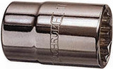 Order In - 1/2" Square Drive Standard Socket - 12 Points - Double Hex - Imperial - 15/16" - SCMT14434 - Sidchrome