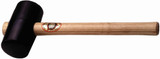 Order In - Thor TH957 Mallet - Rubber Head - Timber Handle - Black - 1050g - 90mm
