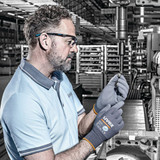 Order In - uvex Phynomic Lite 60040 General Purpose Gloves - Aqua Polymer - Polyamide - Elastance - Knit Wrist Cuff - Grey 9