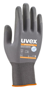 Order In - uvex Phynomic Lite 60040 General Purpose Gloves - Aqua Polymer - Polyamide - Elastance - Knit Wrist Cuff - Grey 11