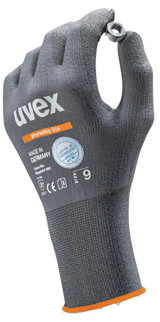 Order In - uvex Phynomic Lite 60040 General Purpose Gloves - Aqua Polymer - Polyamide - Elastance - Knit Wrist Cuff - Grey 8