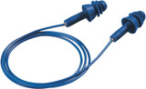 Order In - uvex whisper+ WP-DT Earplugs - Metal Detectable - Reusable - Corded - Class 4 - 22dB - Blue - Regular - Pack of 50 Pairs