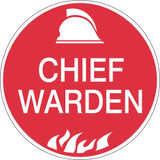 Order In - PROSAFE Sticker - Chief Warden - Self Adhesive Vinyl - 56mm - Pack 5