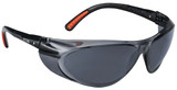 Order In - 3M Icon S99S 7012876738 Safety Glasses - Black/Red Temple - UV Resistant - Anti-Scratch - Smoke Lens