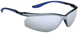 Order In - 3M Mist S56SM 7012875693 Safety Glasses - Silver/Blue Frame - UV Resistant - Anti-Scratch - Silver Mirror Lens