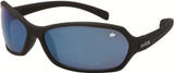 Order In - Bolle Hurricane 1662204 Safety Glasses - Black Frame - Hard Coat - Blue Flash Lens
