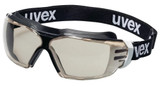 Order In - uvex pheos cx2 sonic 9309-164 Safety Goggles - White/Black Frame - Textile Strap - Anti-Fog/Anti-Scratch Coating - CBR65 Tint - Light Brown Lens