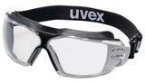 Order In - uvex pheos cx2 sonic 9309-277 Safety Goggles - White/Black Frame - UV400 - Textile Strap - Anti-Fog/Anti-Scratch Coating - 80%+ VLT Clear Lens