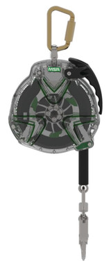 Order In - MSA V-Tec Self Retracting Lifeline Cable - Stainless Steel - Black - 15m