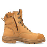 Order In - Oliver - Boots - Safety Lace Up Zip - 55-332Z - Wheat