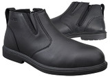 Order In - Oliver - Safety Boots - Anti-Static - Side Zipper - Leather - Executive - PB 38-265 - Black