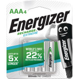 Order In - Energizer NH12BP4T - Recharge Extreme Battery - Rechargeable AAA - 4 Pack