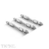 Makita Screwdriver Bit Doubled Ended PH2 65mm 3Pk - B-20703