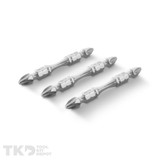 Makita Screwdriver Bit Doubled Ended PH2 65mm 3Pk - B-20703