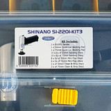Order In - Shinano 45 Piece 2" & 3" Pneumatic Sanding & Paint Stripping Mini Roloc Sander Kit - SI-2201-KIT3