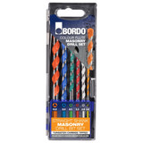 Bordo Drill Bit Set Masonry TCT 3-10mm 6 Piece - 2532-S1