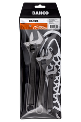Bahco Adjustable Wrench Set 3 Piece