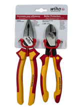 Wiha Linesman Plier & Side Cutter 2Pk - 41926