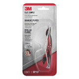 3M Flat Temple Safety Glasses Black/Clear - 47010-WV6-NA