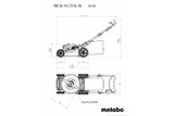 Special Order - Metabo Cordless Lawn Mower Kit - RM36-18LTXBL4610K