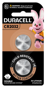 Duracell Coin Cell Lithium 3V 2 Pack - DL2032B2