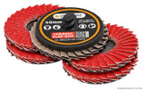 Geiger Quick Lock Ceramic Flap Disc Pk 50mm 60G - AB22012F60CP