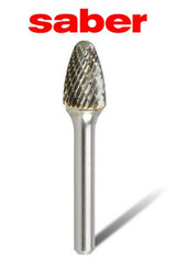 Saber Burr Tree Radius Nose 1/4" SF-1 - 8020-SF1