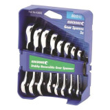 Kincrome Gear Spanner Reversible Stubby Metric 8 Piece