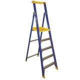 5 Step Fibreglass Platform Ladder