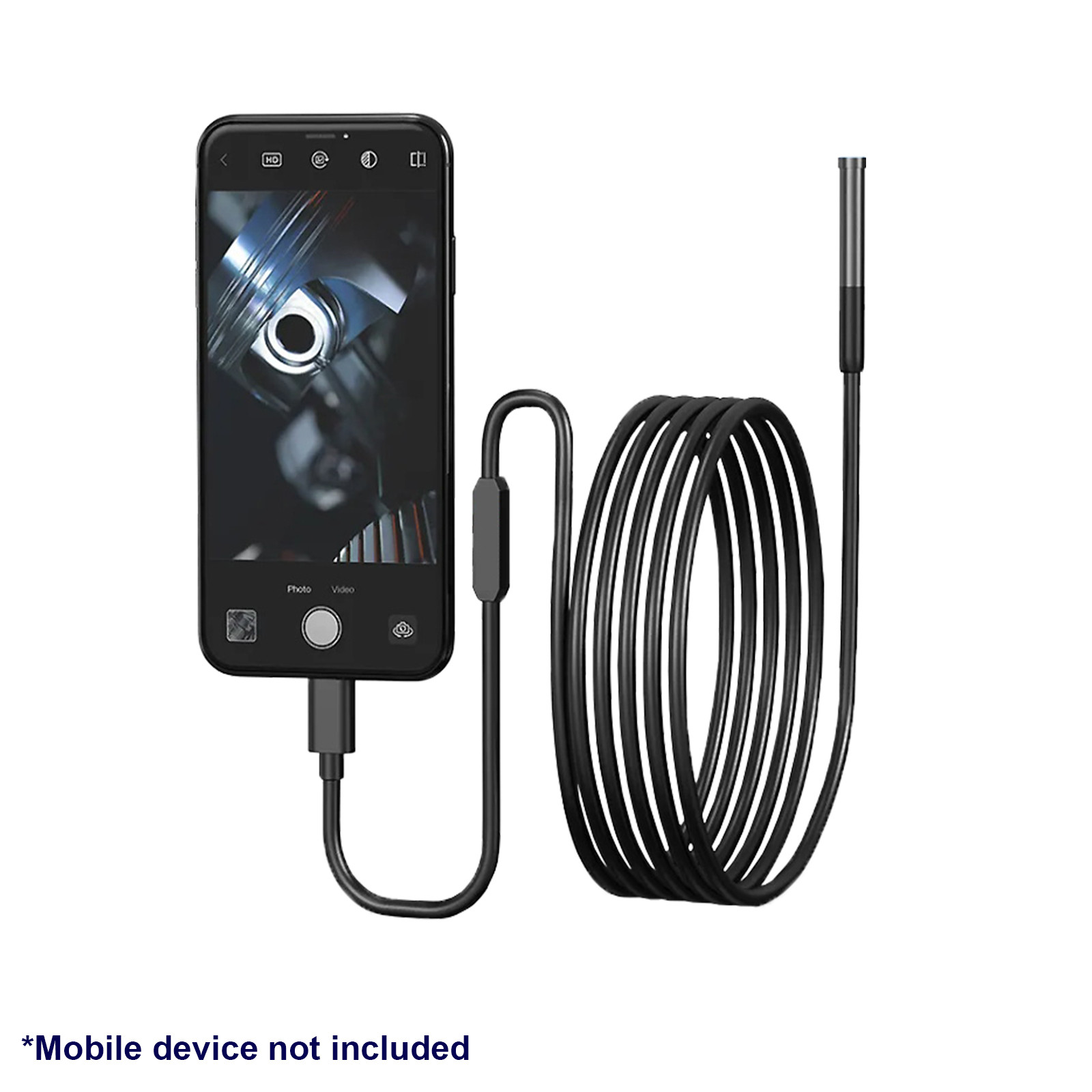 Gorilla Borescope Camera Lens iOS and Android Compatible Scope-03S ...