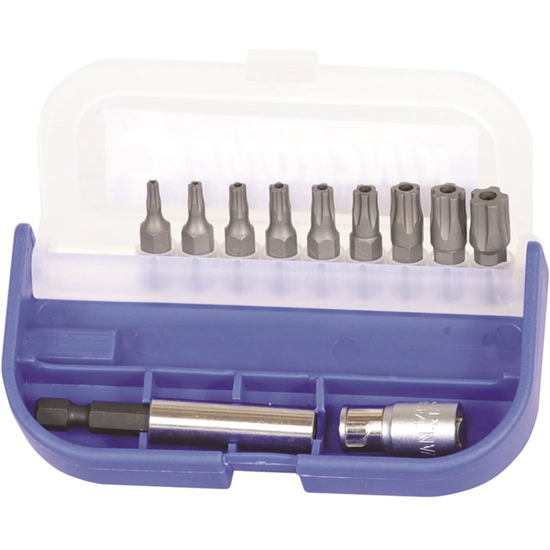 Kincrome Tamperproof TORX Socket Set Short Series 11 Piece 1/4 & 3/8 Drive 13646 main image 1