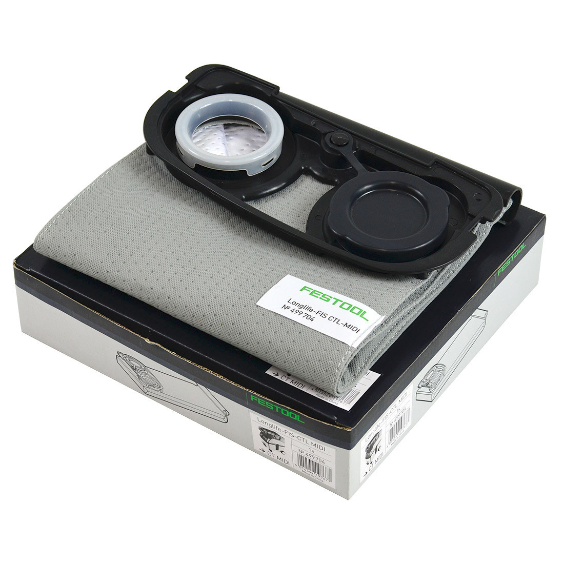 Festool Reusable Longlife Dust Extractor Filter Bag suit CT MIDI