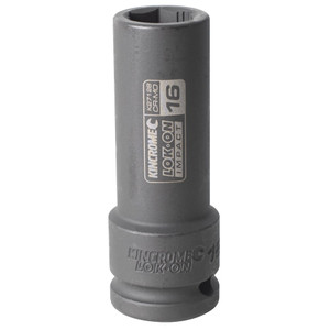 Kincrome LOK-ON™ Impact Socket 1/2 Drive Deep 16mm