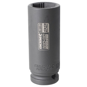 Kincrome LOK-ON™ Impact Socket 1/2 Drive Deep 22mm