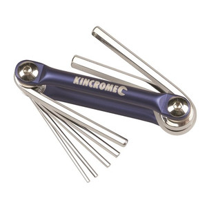 Kincrome Hex Key Set Folding Metric 7 Piece - K5046