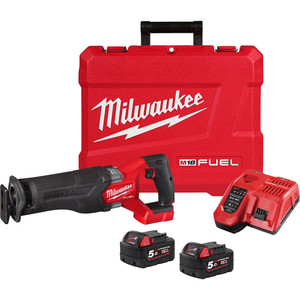 Order In - Milwaukee M18™ FUEL™ SAWZALL™ Reciprocating Saw Kit - M18CSX2-502C