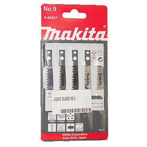 Makita JIGSAW BLADE NO9-5PK- Fine Fast cut 4-50mm - A-85927
