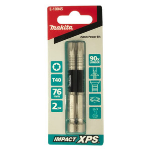 Makita Impact XPS T40x75mm Power Bit 2Pk - E-10045