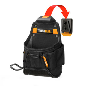 TOUGHBUILT Journeyman Electrician Pouch + Shoulder Strap in Black, with  ClipTech Hub, 21-pockets and rugged 6-layer construction TB-CT-114 - The  Home Depot