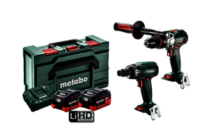 Metabo 18V 2pc Combo Kit Hammer+Impact Wrench 400 - MET18BL2MB2HD5.5AH