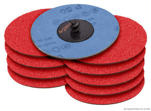 Special Order - Geiger 75mmQ-Lock Ceramic Sanding Disc Pk-120 Grit