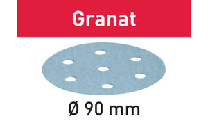 Festool Granat Abrasive Disc P120 90mm 50 Pack - 497364