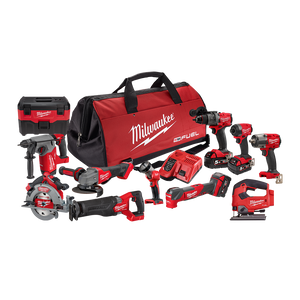 Milwaukee Power Pack 11 Piece 18V M18FPP11A3503B Combo Kit