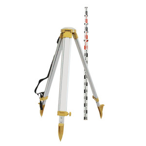 Topcon Tripod Dome Top 5/8" + Staff 5m Combo - BUILDCOMBO2T